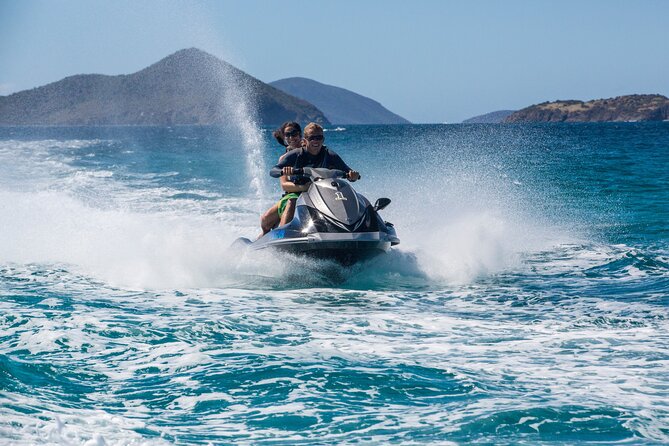 1-Hour Guided Jet Ski Tour in St. Thomas from Frenchman's Reef - Water Island and Honeymoon Beach: a remote-feeling break from speed