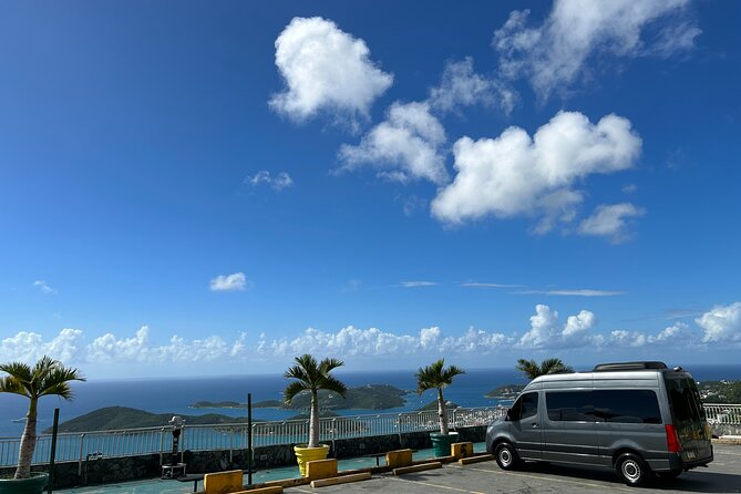 3 Hours Luxury Mercedes Van Tour in Saint Thomas - Charlotte Amalie Overlook, steel pan soundtrack included
