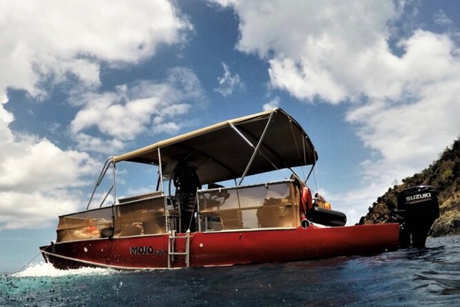 All Inclusive St. John Boating Adventure - Stop Two for Sea Life Swimming, White Sand, and Lunch
