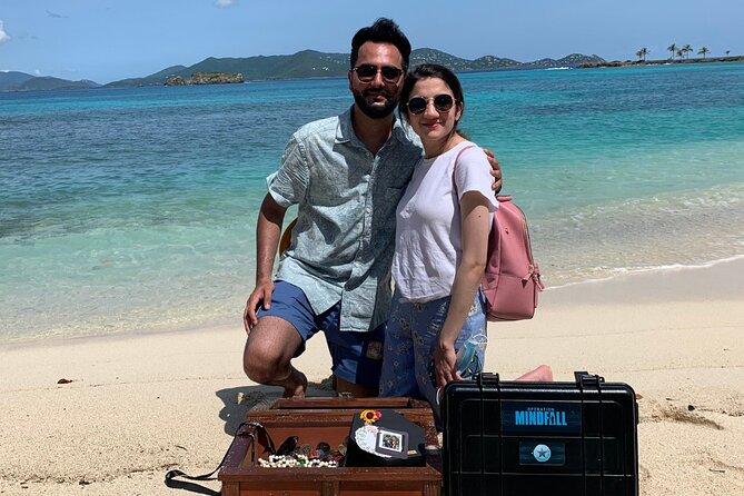 Augmented Reality Secret Agent Treasure Hunt in St Thomas - The treasure chest moment, and what you do with it