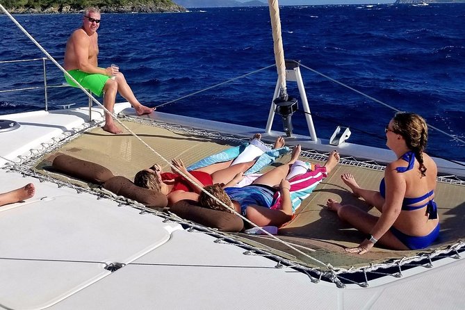 Catamaran Sail to Jost Van Dyke (Soggy Dollar Bar) - The 1.5-Hour Break in Great Harbor, Foxy’s Bar Stop