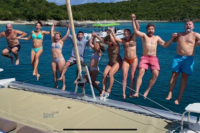 Catamaran Sail to Jost Van Dyke (Soggy Dollar Bar) - Red Hook Meeting Point and the Early 7:45 Start