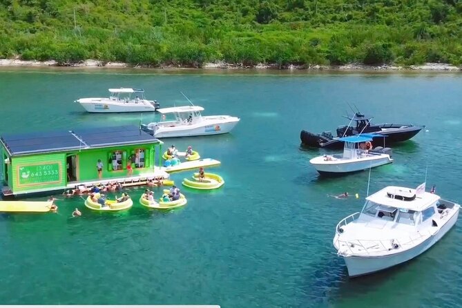 Circle the Island of St. John | Lunch stop at Lime Out (Taco Boat) - North Shore cruising and the first snorkel spot you get to by timing