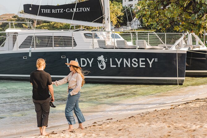 Days End Sunset Sail Open Bar & Hors D'oeuvres STT Ritz-Carlton - What You Get Onboard: Open Bar, Champagne, Hors D’oeuvres