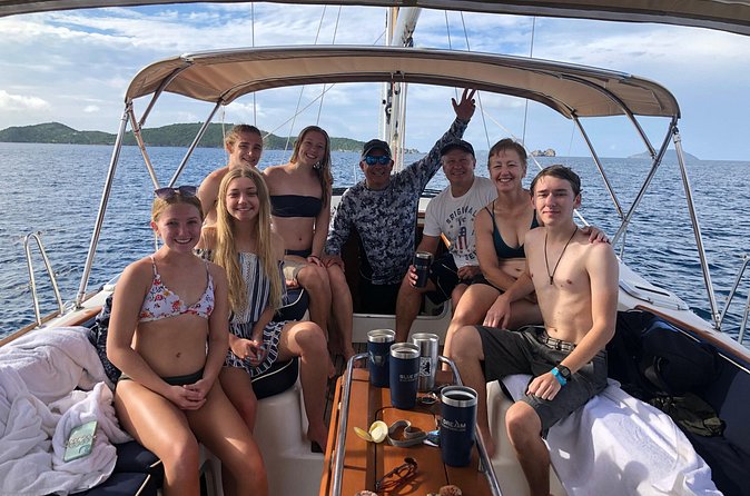 Full Day Private Charter, Snorkel St. John (12 guests, 55’ yacht) - The crew factor: why names like Tommy, Camille, Jesse, and Addison show up often