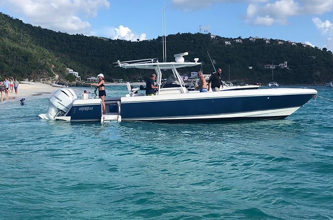 Full Day Snorkeling and Beach Hopping- 37' Intrepid - How captain Gus changes the whole experience