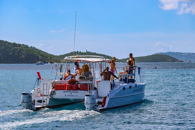 Full or Half Day Private Power Catamaran- USVI Beach and Snorkel - Honeymoon Beach: calm water, easy swimming, and a good energy reset