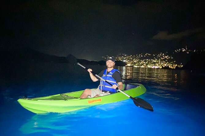 Glow Boats LED Night Kayak from Marriott Frenchman's Cove - How LED-lit kayaks make marine life spotting feel easier