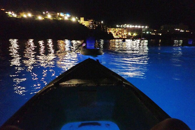 Glow Boats LED Night Kayak from Marriott Frenchman's Cove - Wildlife chances at night: tarpon, stingray, and sea turtle possibilities