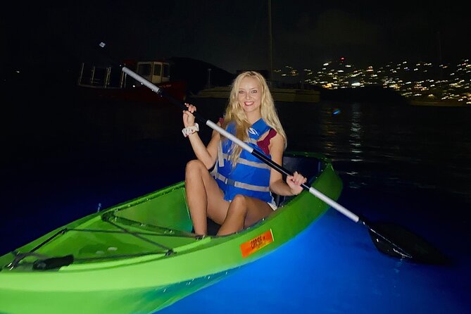 Glow Boats LED Night Kayak, Marriott Frenchman's Cove Dock, USVI - Training on the water, not a lecture, and why it helps beginners