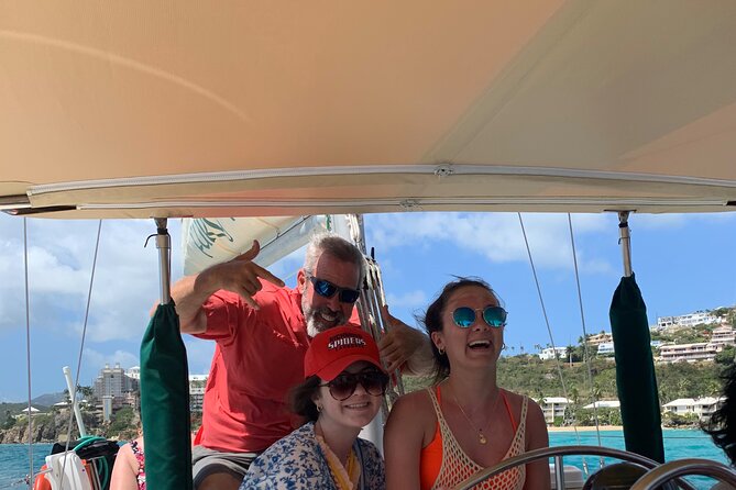 Half Day Sail and Snorkel with the Turtles - Getting in and out safely: the 7-foot ladder requirement