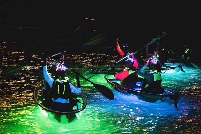 Night Kayak Tour St. Thomas - Westin Frenchman's Reef - Westin Frenchman’s Reef Dock, Glow Paint, and a Quick Start