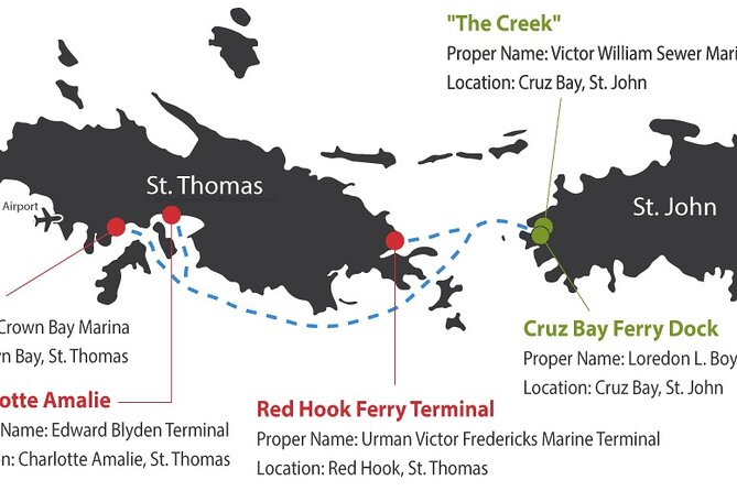 Paradise Taxi & Tours USVI- St. Thomas - Airport Transfer to Red Hook Ferry - The 35-minute window, traffic reality, and catching your sailing