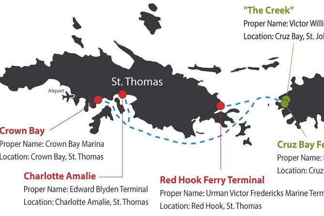 Paradise Taxi & Tours USVI- St Thomas Airport Transportation to Crown Bay Marina - What you should watch for: traffic and pickup timing