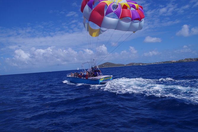 Parasail Experience in St Thomas - Sapphire Beach Marina: the practical start to your St Thomas sky view