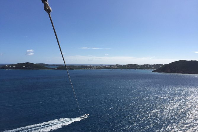 Parasail Experience in St Thomas - Launch and your 8 to 10 minutes in the air above St Thomas