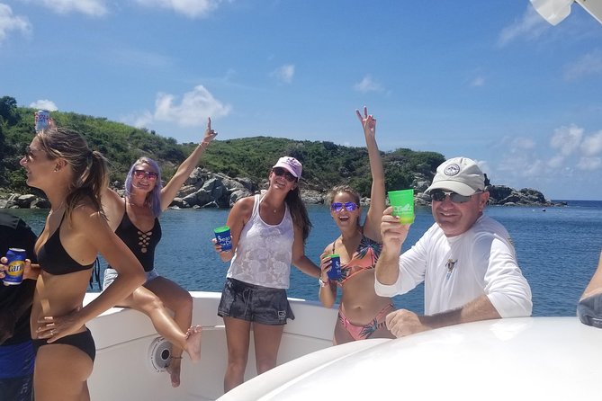 Private Fast Power Catamaran. Full or Half Day for Beach Hopping, Snorkel & Swim - Stop by stop, Water Island to Secret Harbour and beyond