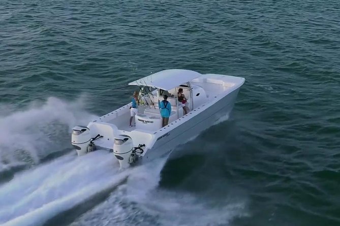 Private Fast Power Catamaran. Full or Half Day for Beach Hopping, Snorkel & Swim - Onboard comfort, music on deck, and how you stay dry