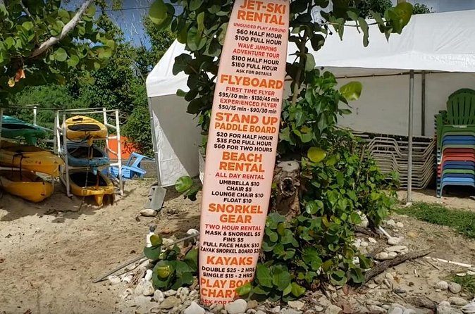 Rainbow Beach with Round-trip Transportation in St. Croix - Rentals and beach comfort: what costs extra and how to plan