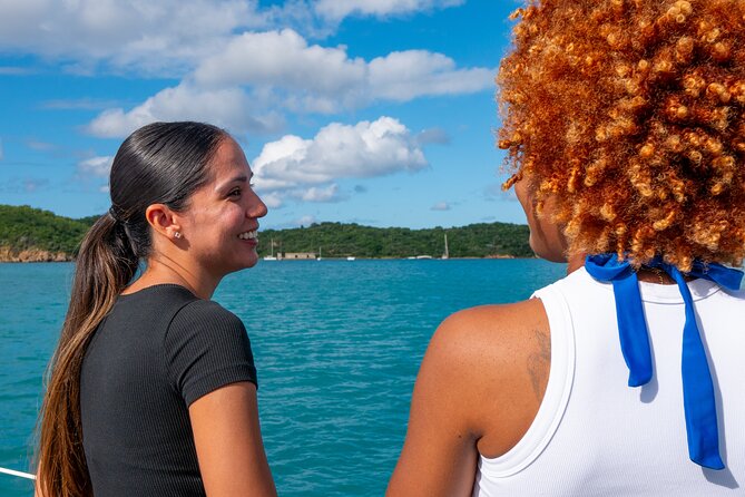 Sail Away on your Private 55-foot Catamaran Charter - The 45-minute sail to Turtle Cove: views plus getting oriented