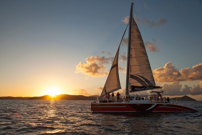 St. John Sail with Bar and Hors d'Oeuvres to Lovango Dinner - The catamaran feel: crew-led fun, group size, and smooth boarding