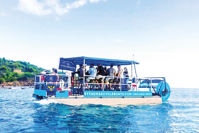 St. Thomas Cycleboats Water Island Trip - Rum Punch, Bluetooth Tunes, and the BYOB Reality