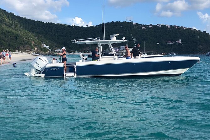 St Thomas Full-Day Boat Rental 37' Intrepid Powerboat - Key things to know before you book