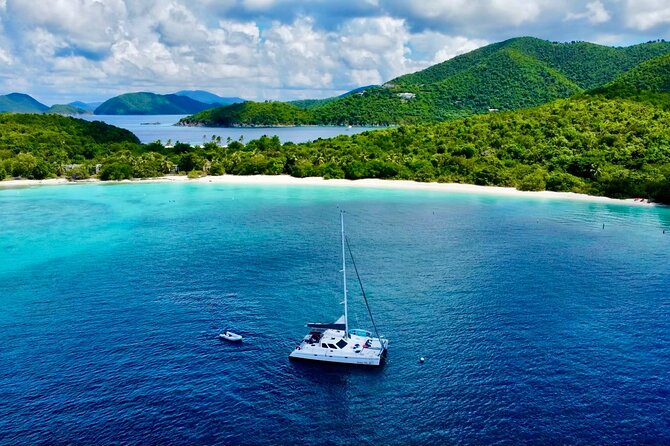 St. Thomas & St. John Private Luxury Full-Day Sail (12 guest max) - The boat: 40 by 25-foot comfort with a true small-group vibe