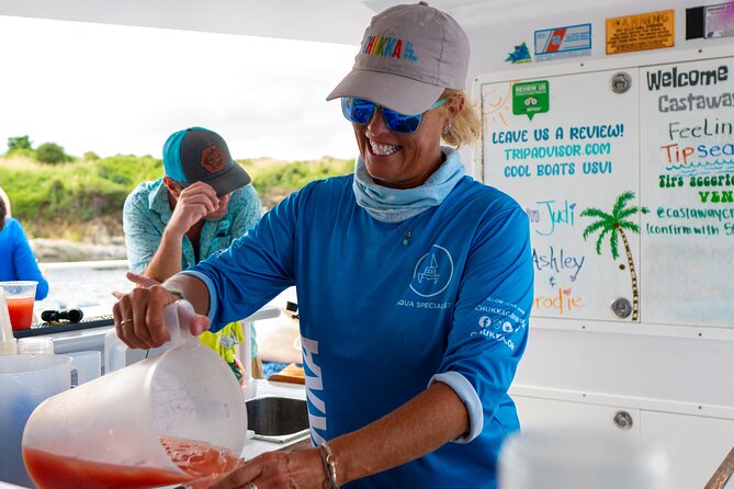 St. Thomas Sunset Sail, Serenity at Sea - The drinks and snacks that make it feel like a treat