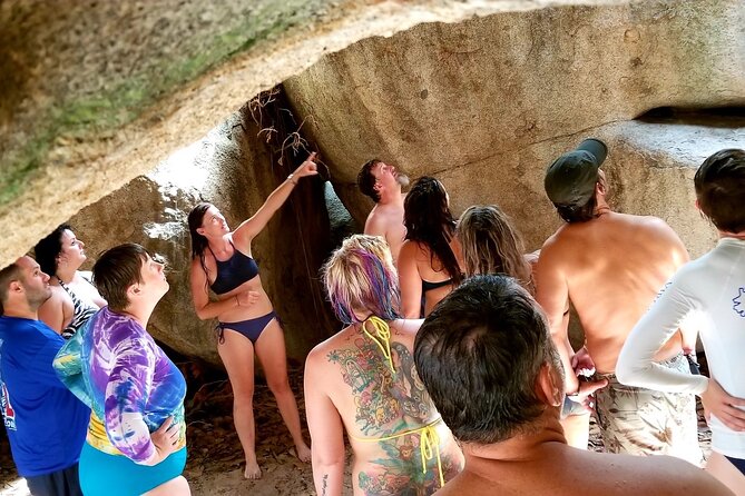 The Baths and White Bay - Soggy Dollar Bar stop for painkillers and beach time