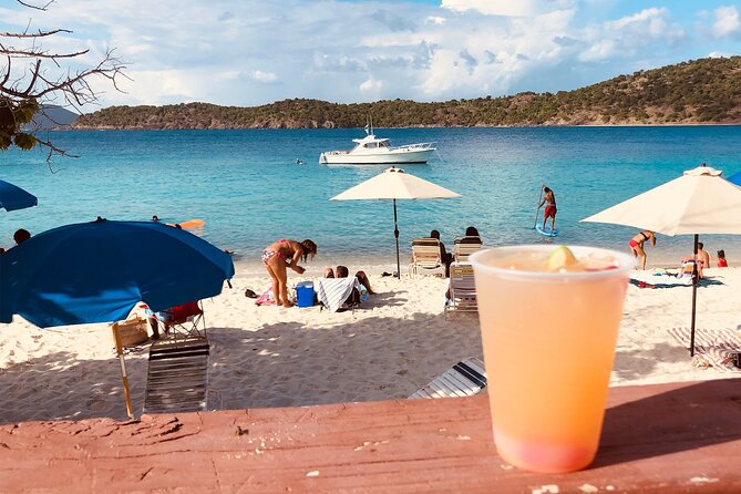 US Virgin Islands Island Hop & Food Boat Tour - Circling St John first, then opening the day with swim stops